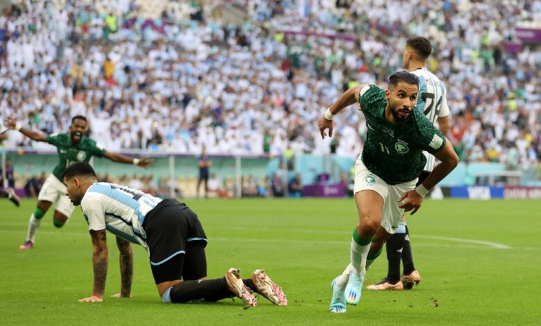 السعودية والأرجنتين في كأس العالم