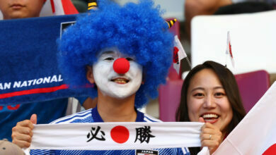 أحد مشجعي اليابان في قطر