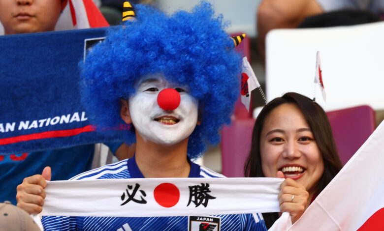 أحد مشجعي اليابان في قطر