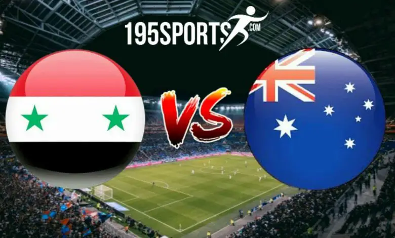 Australia vs syria live